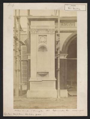 1862 International Exhibition, South Kensington, Experimental pier for the central arcade