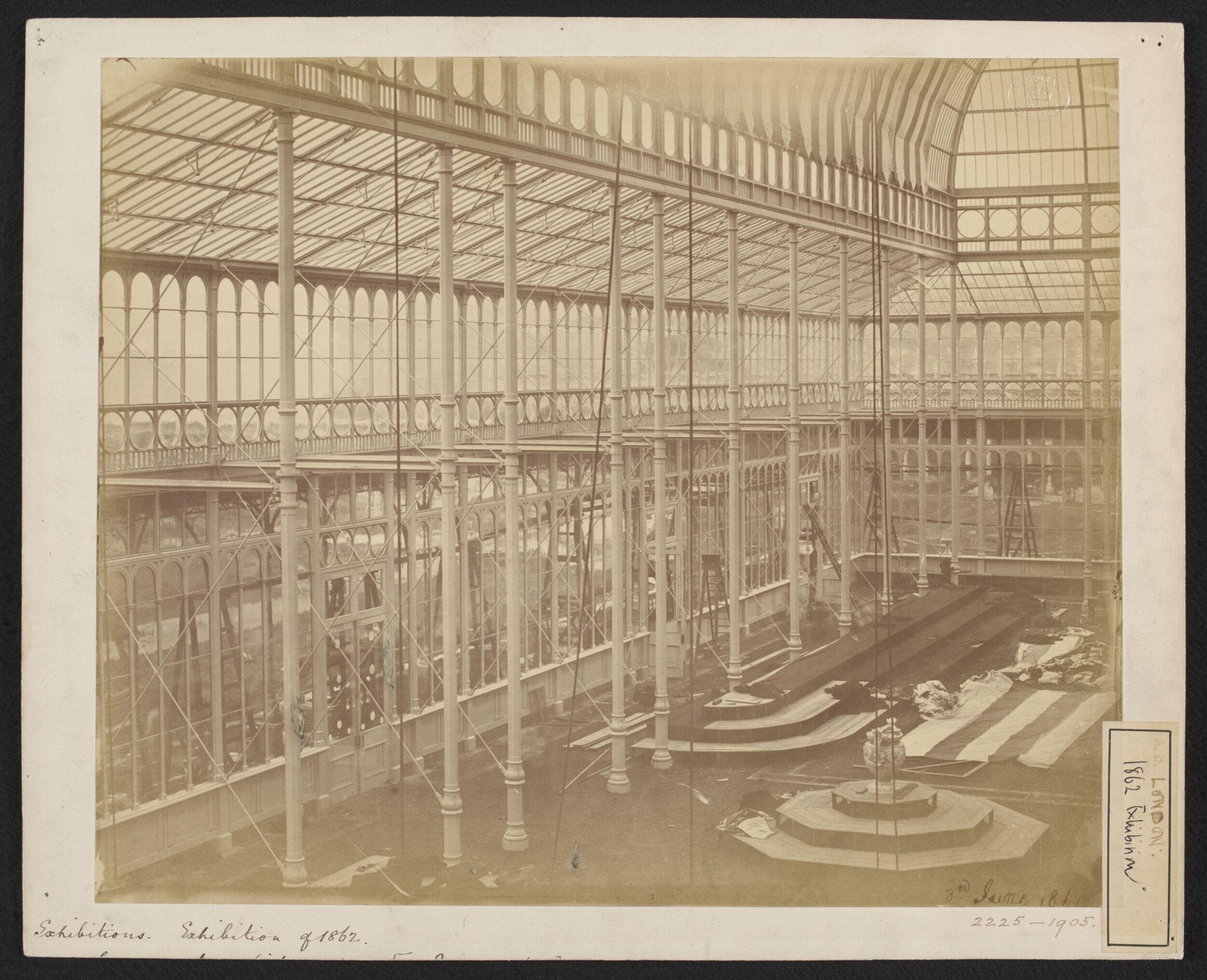 1862 International Exhibition, South Kensington, Interior of the Conservatory