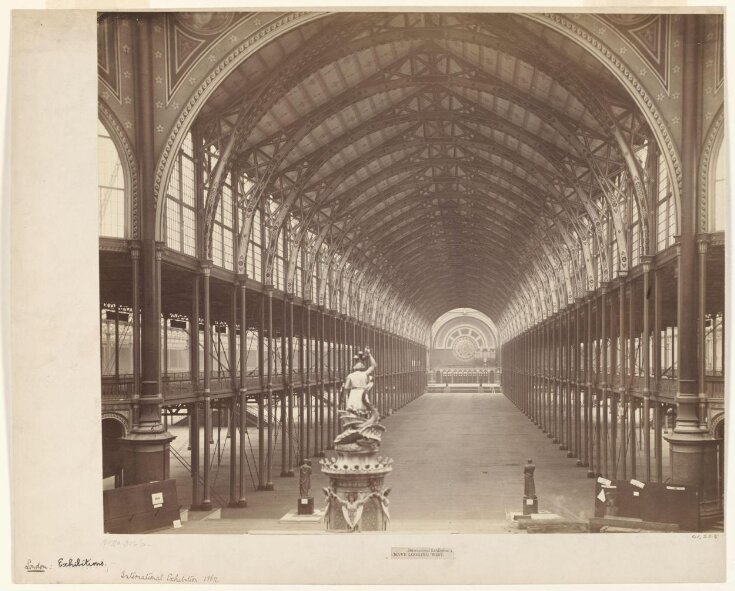 Interior view of the Nave, looking west, International Exhibition, South Kensington top image