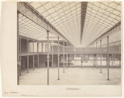 Interior view of the Central Entrance, South side, International Exhibition, South Kensington