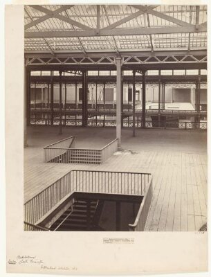 Interior view of the North Gallery, International Exhibition, South Kensington