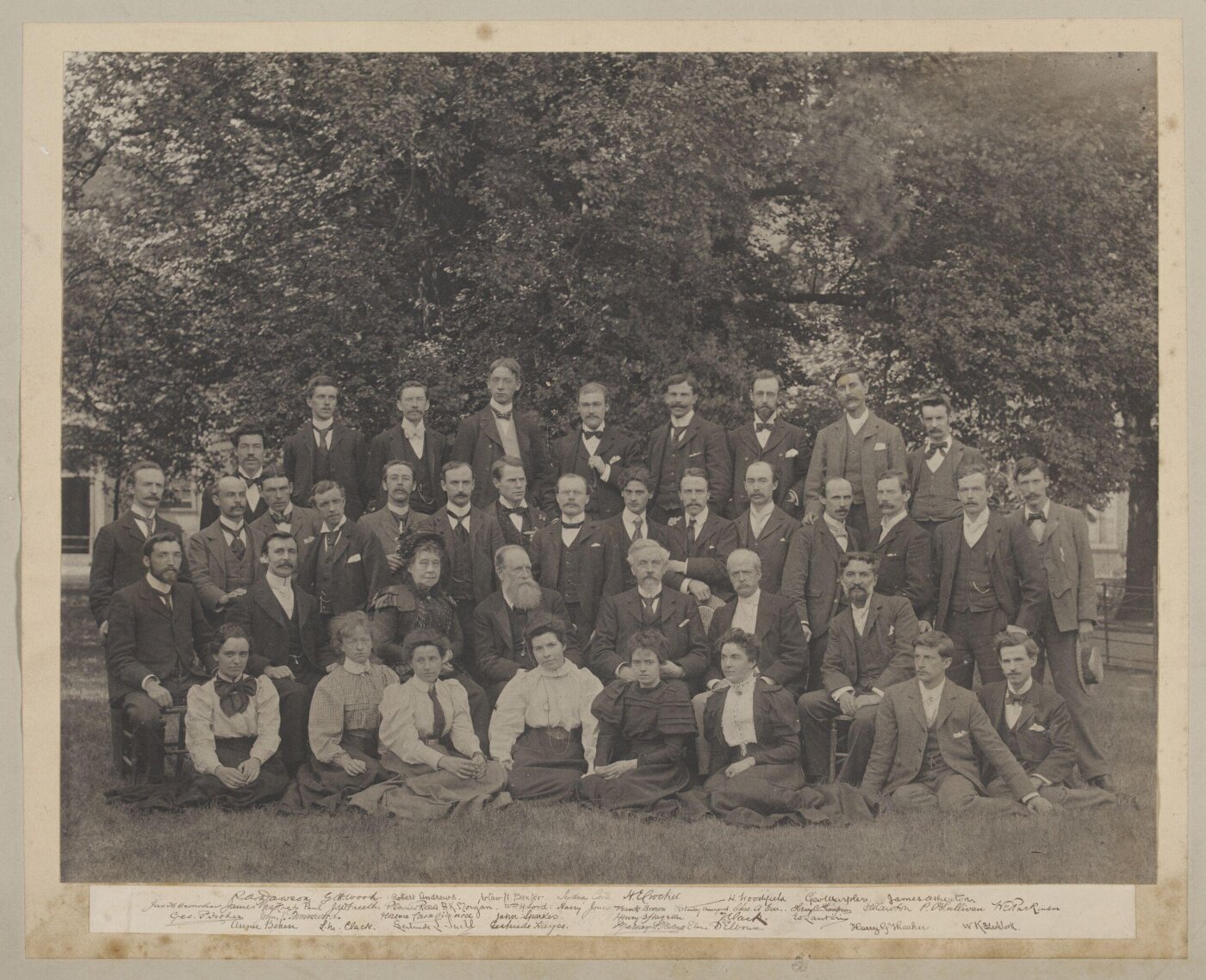 Elliott & Fry, Members of the teaching staff of the National Training School [?]