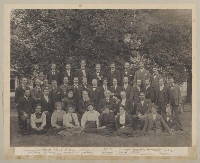 Members of the teaching staff of the National Training School [?]