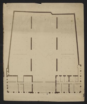 Floorplan of unidentified museum (South Kensington? Science?)