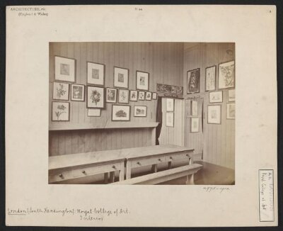 Royal College of Art interior showing painting rooms
