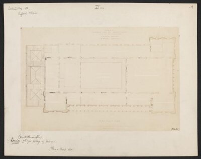 Royal College of Science: third floor plan, South Kensington