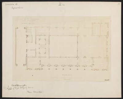 Royal College of Science: ground floor plan, South Kensington
