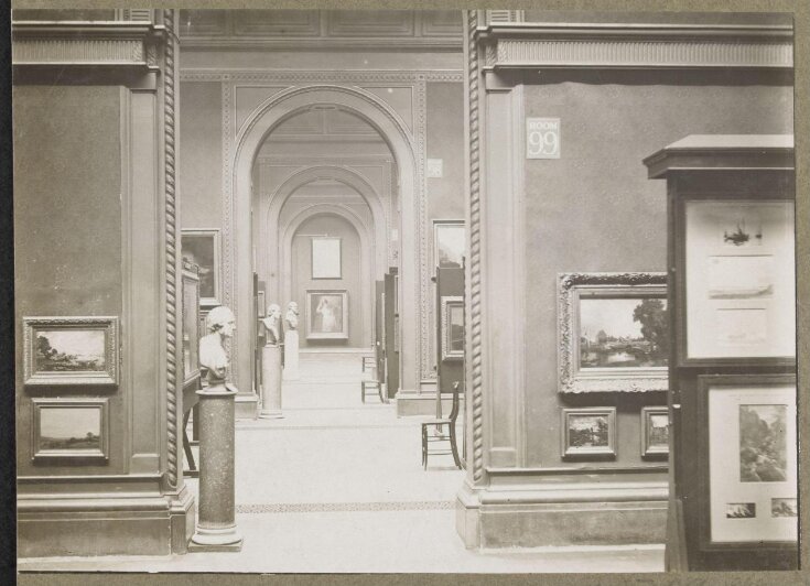 Victoria and Albert Museum, Paintings Galleries, Room 99 looking north towards Room 98 image