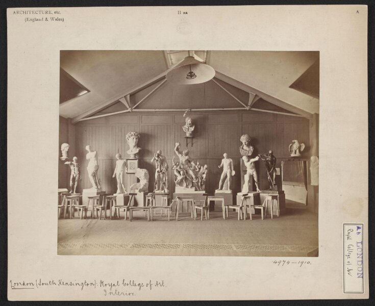 Royal College of Art interior showing plaster casts of classical sculpture top image