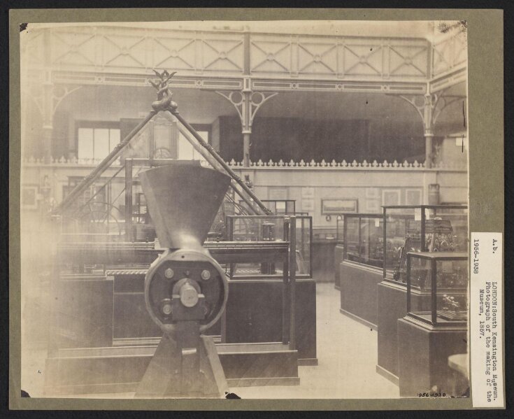 South Kensington Museum, 'Brompton Boilers' showing mechanical engines top image