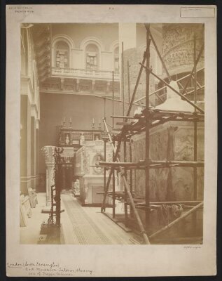 South Kensington Museum, Cast court showing construction of Trajan's column