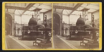 South Kensington Museum, North Court, showing casts and model of St. Paul's Cathedral