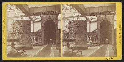 South Kensington Museum, North Court, showing casts