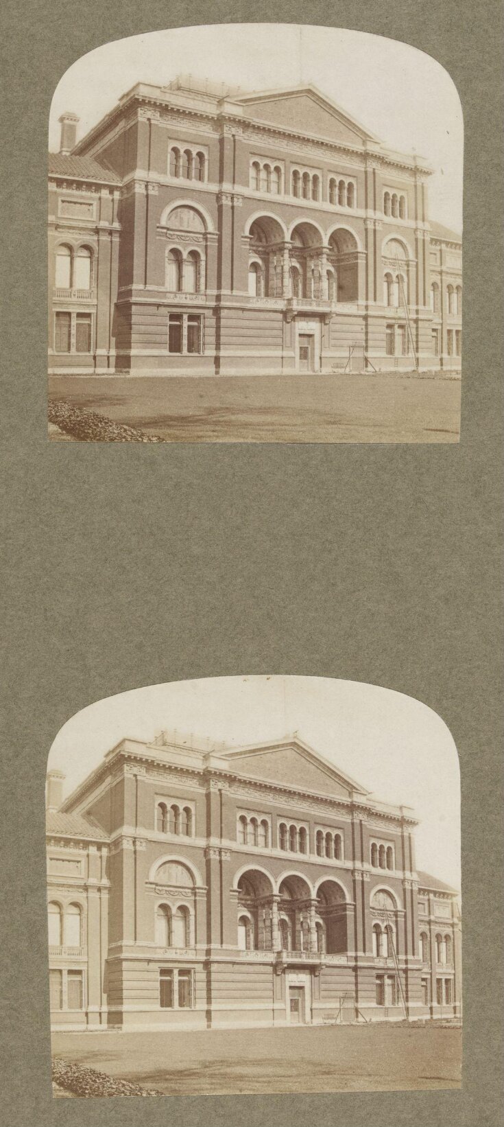South Kensington Museum, Lecture Theatre, facade top image