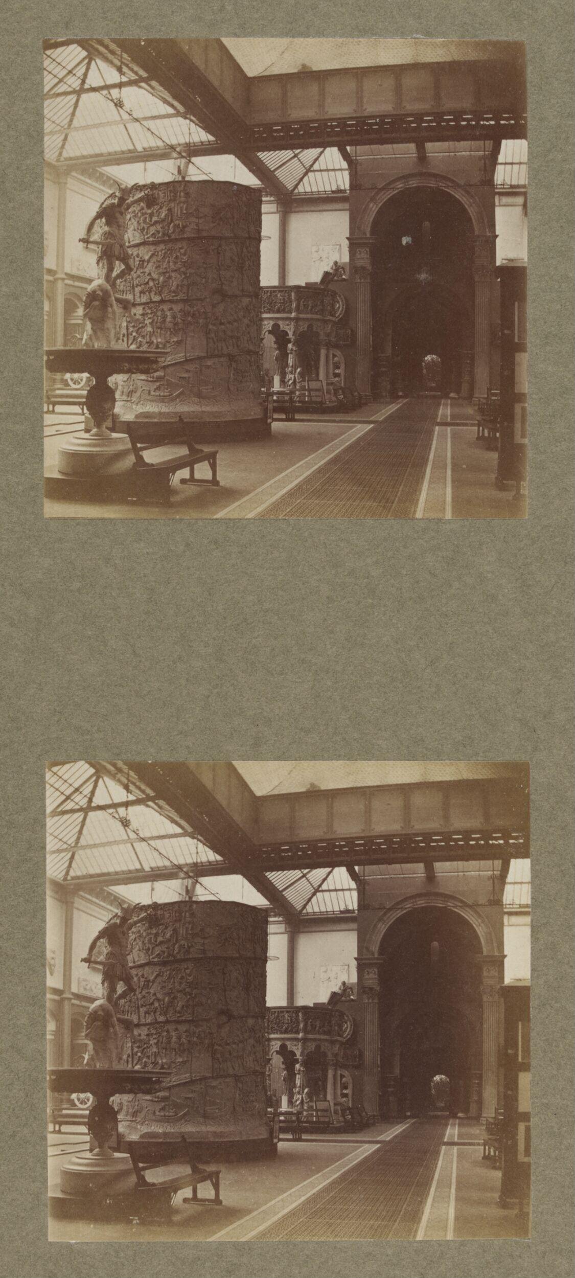 South Kensington Museum, North Court, showing casts