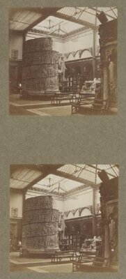South Kensington Museum, North Court, south-west corner, showing cast of Trajan's column