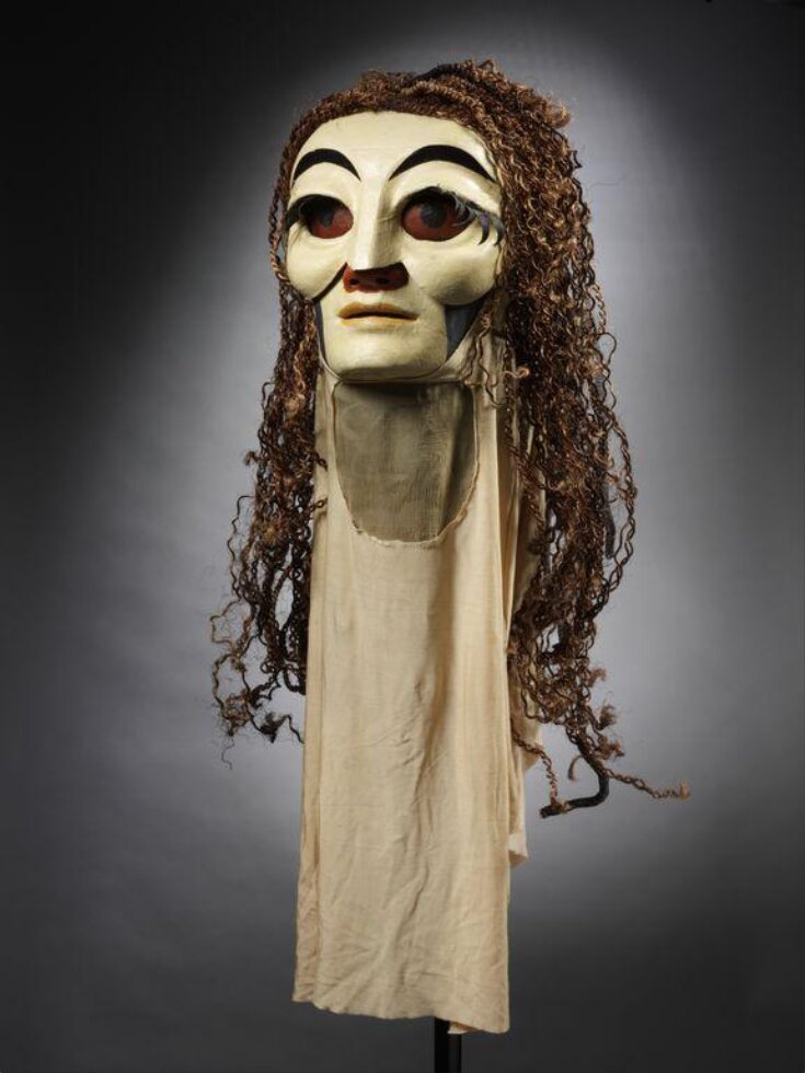 Mask for Harrison Birtwistle's opera, The Mask of Orpheus, English National Opera, 1986. Designed by Jocelyn Herbert (1917-2013) top image