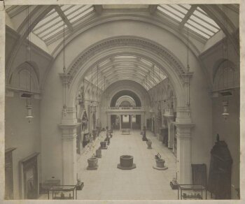 Victoria and Albert Museum, Gallery 50, East Hall looking west from Gallery 112