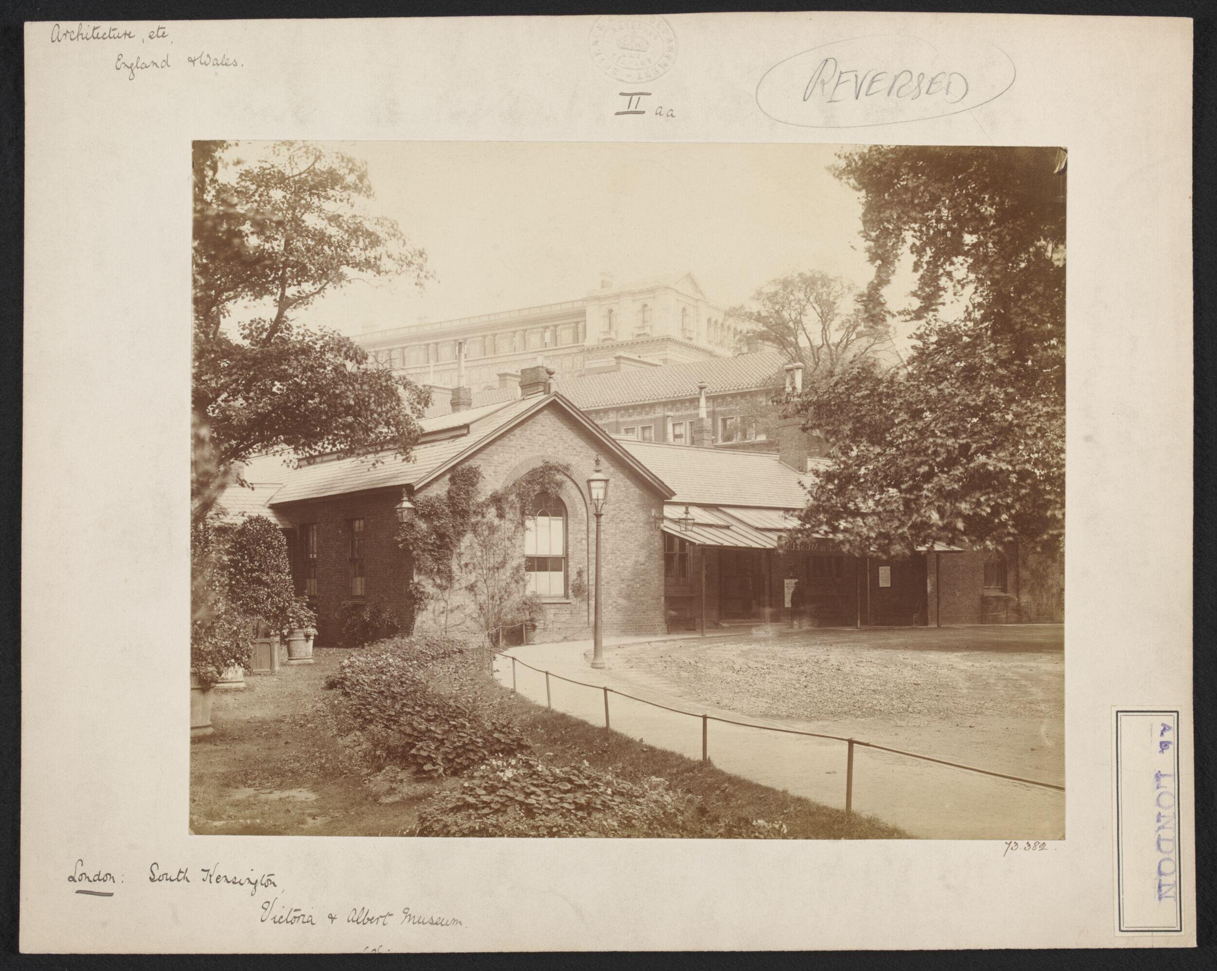Entrance building, Sir James Pennethorne's office building (the 'junction') with residences and Science Schools behind from the sout east