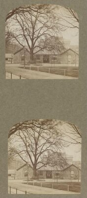 Entrance to South Kensington Museum with Lecture Theatre visible in the background