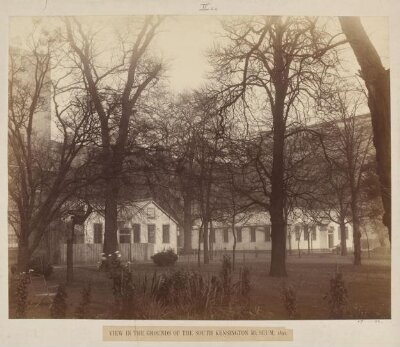 View of the grounds of the South Kensington Museum, 1891