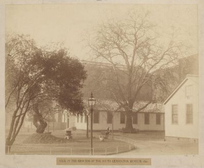 View of the grounds of the South Kensington Museum, 1891