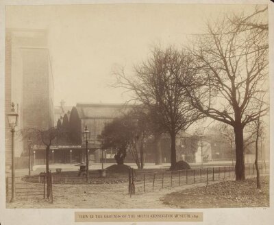 View of the grounds of the South Kensington Museum, 1891