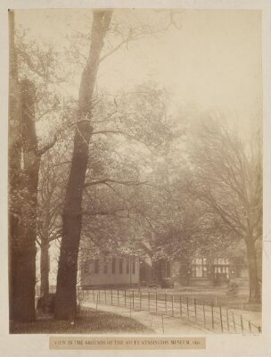 View of the grounds of the South Kensington Museum, 1891