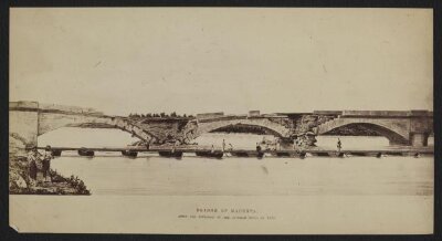 Bridge of Magenta:  After trhe Explosion of the Austrian Mines in 1859