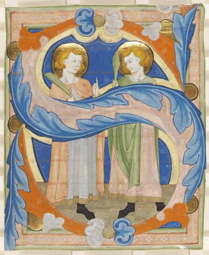 Historiated initial from choirbook top image