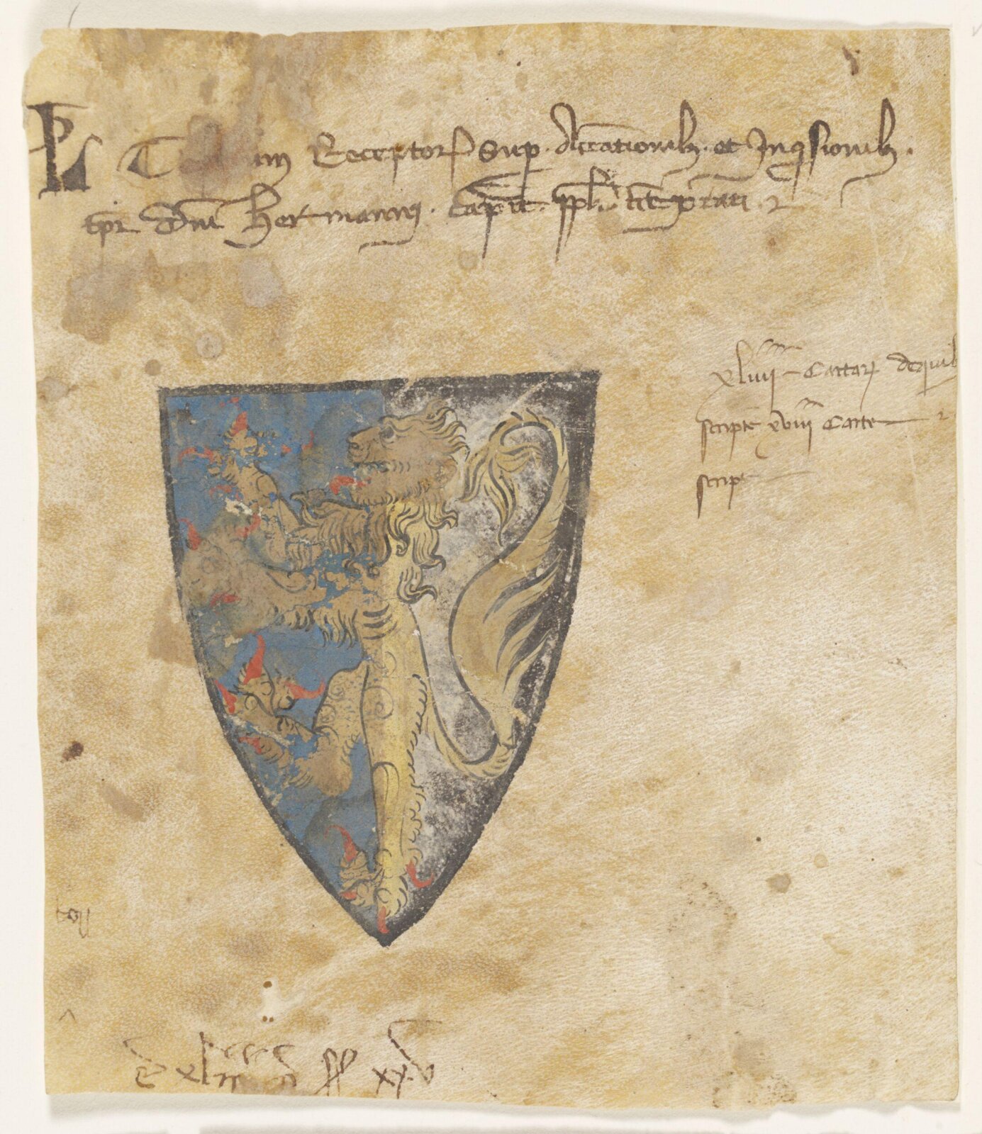 Drawing, late 14th century to early 15th century