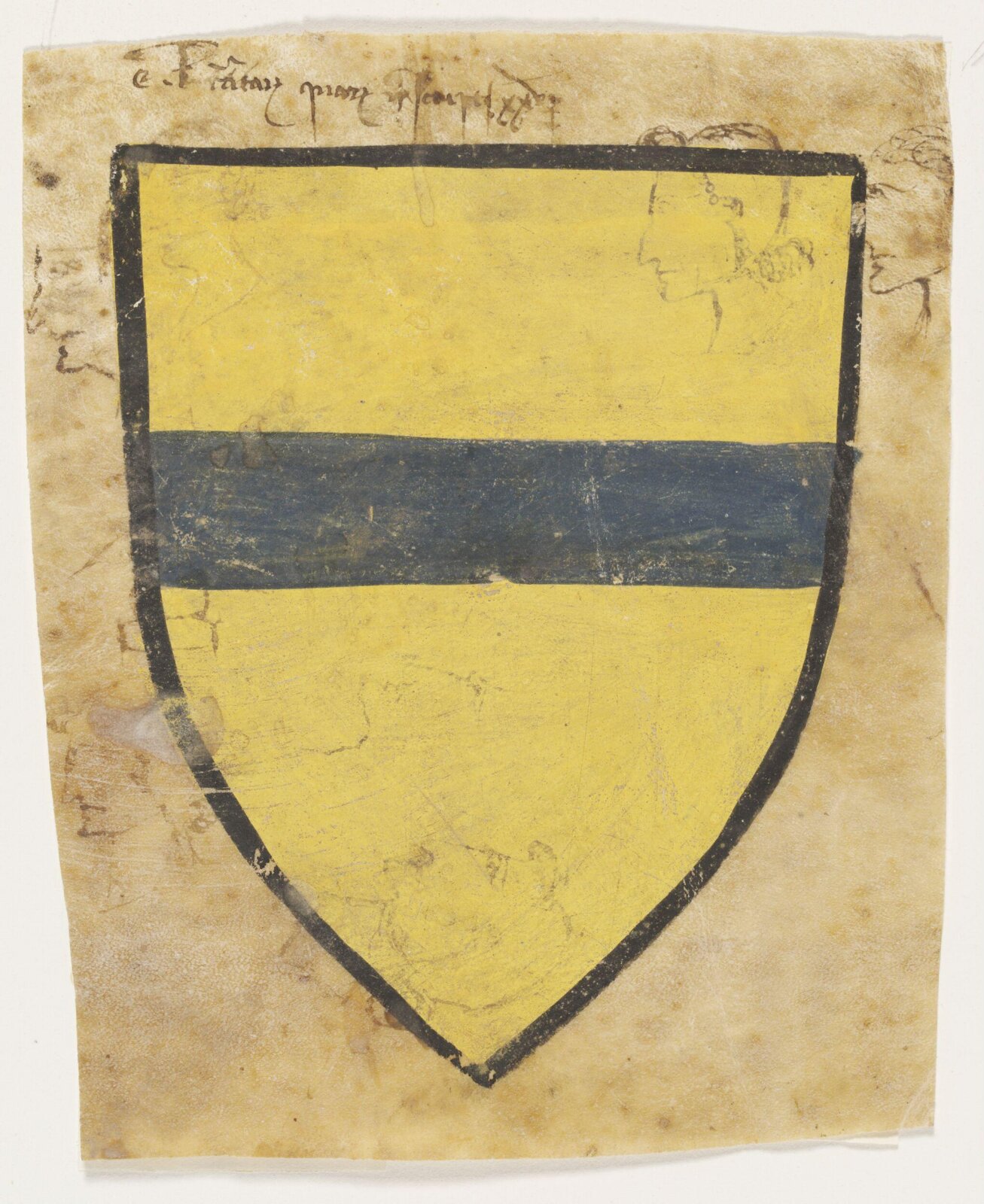Drawing, late 14th century to early 15th century