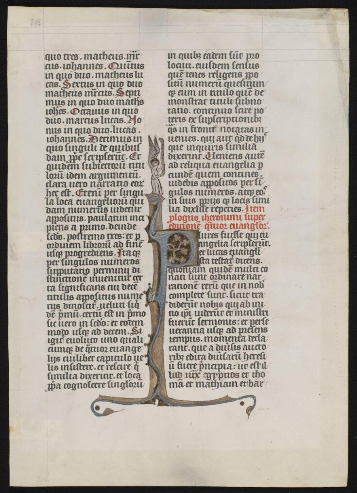 Leaf from the Hastière Bible top image