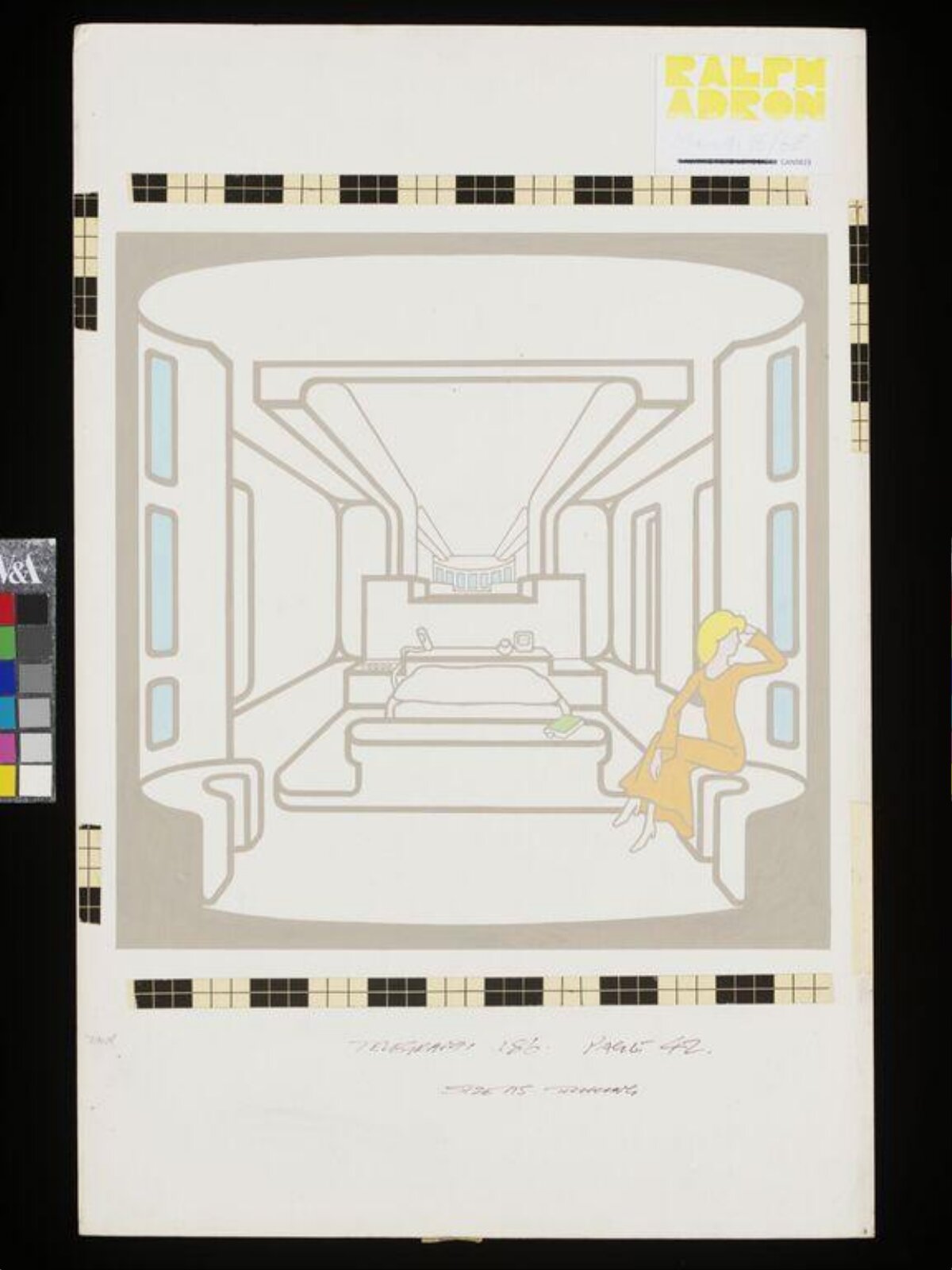 Bedroom, Max Clendinning, 1968