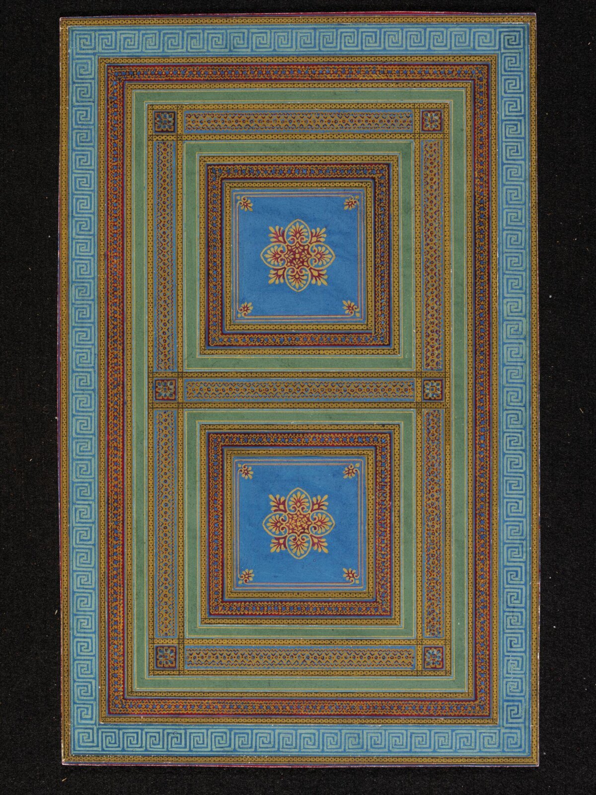 Design for ceiling decoration, Owen Jones, 1809 - 1874