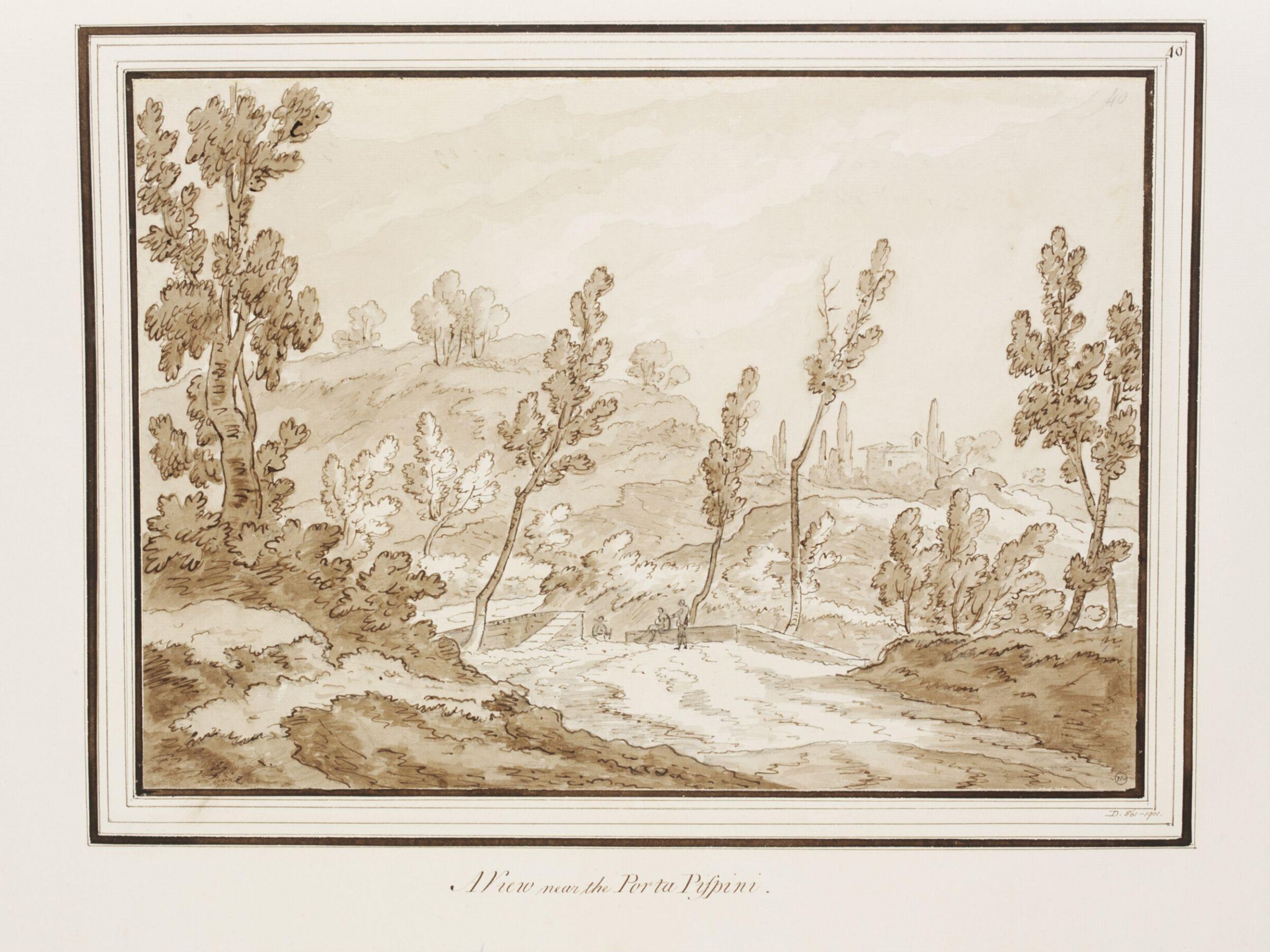Drawing, Richard Colt Baronet Hoare, 1789