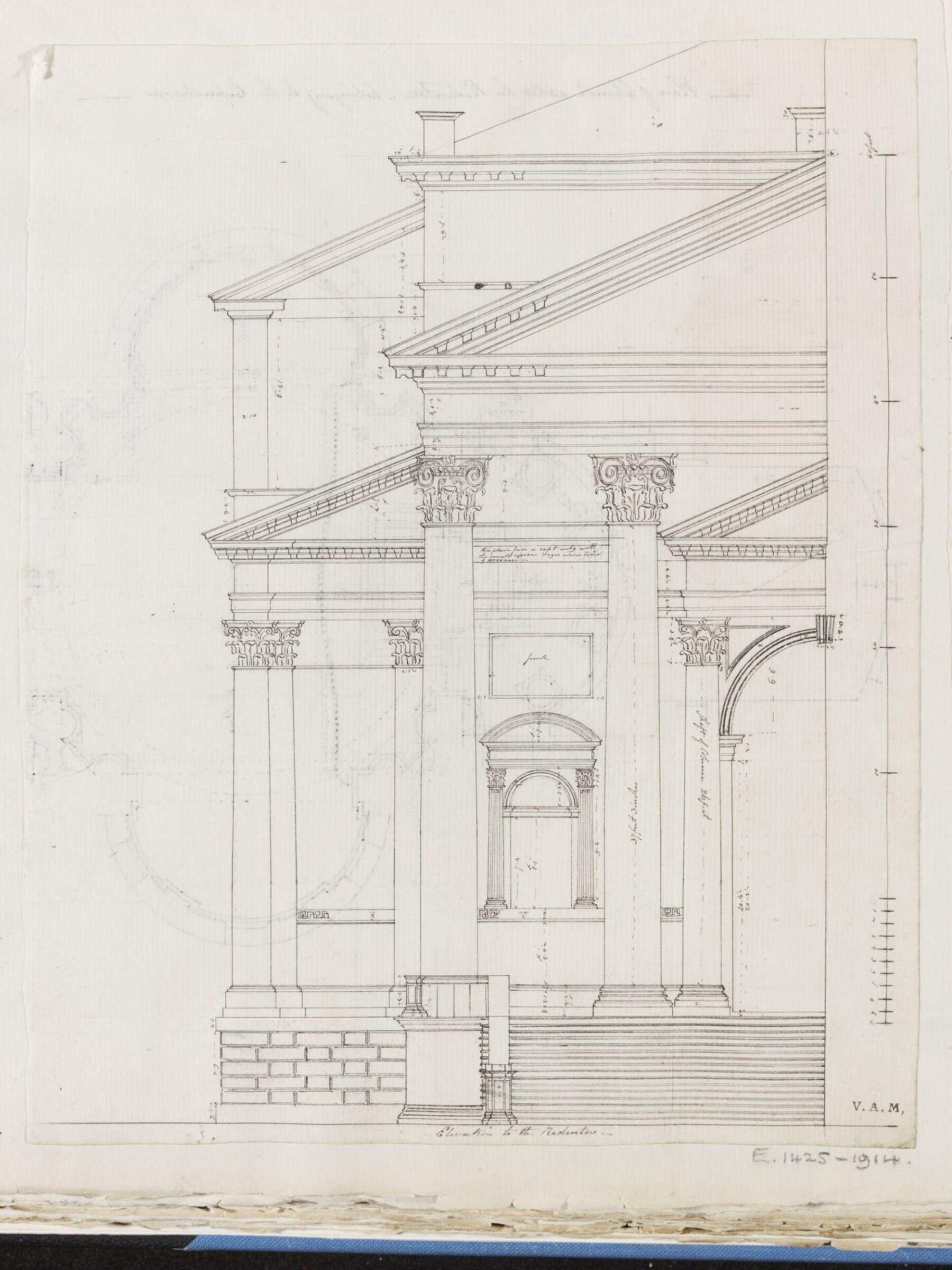 Album of architectural and decorative drawings of Italian buildings, Richard Norris, 1769