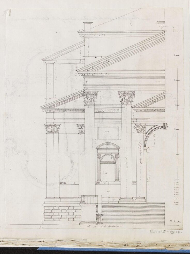 Album of architectural and decorative drawings of Italian buildings top image