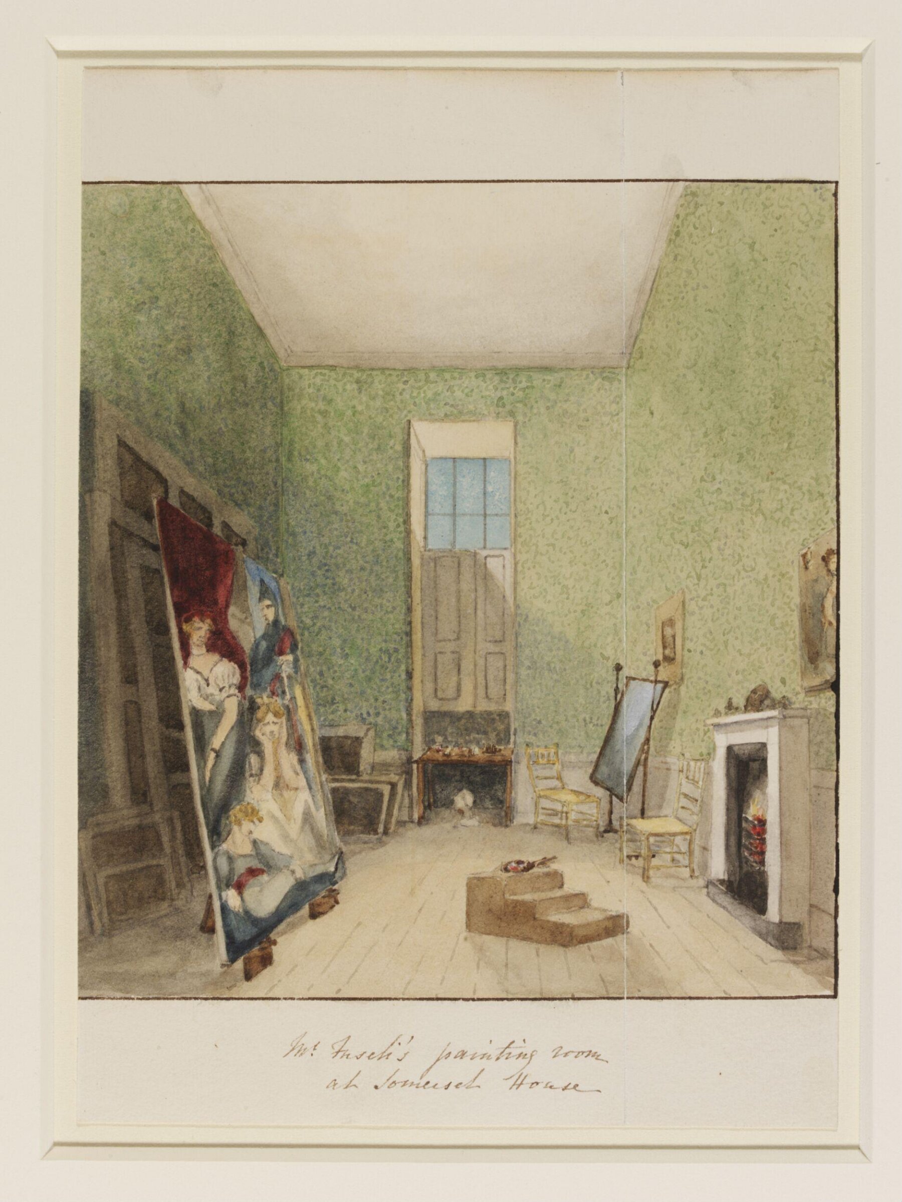 Mr Fuseli's Painting Room at Somerset House, ca. 1825