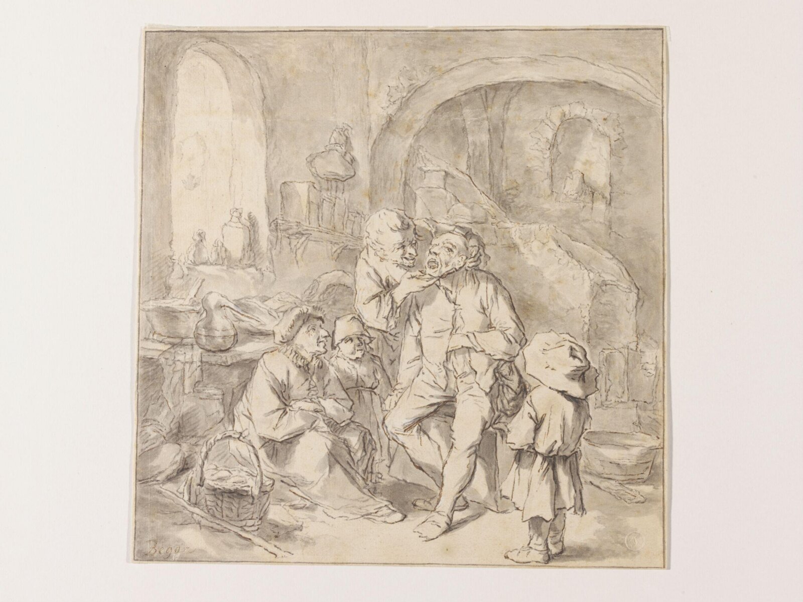 At the dentist, Cornelis Bega