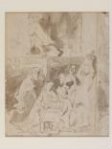 Recto: Adoration of the Shepherds, Verso: Adoration of the Shepherds thumbnail 2