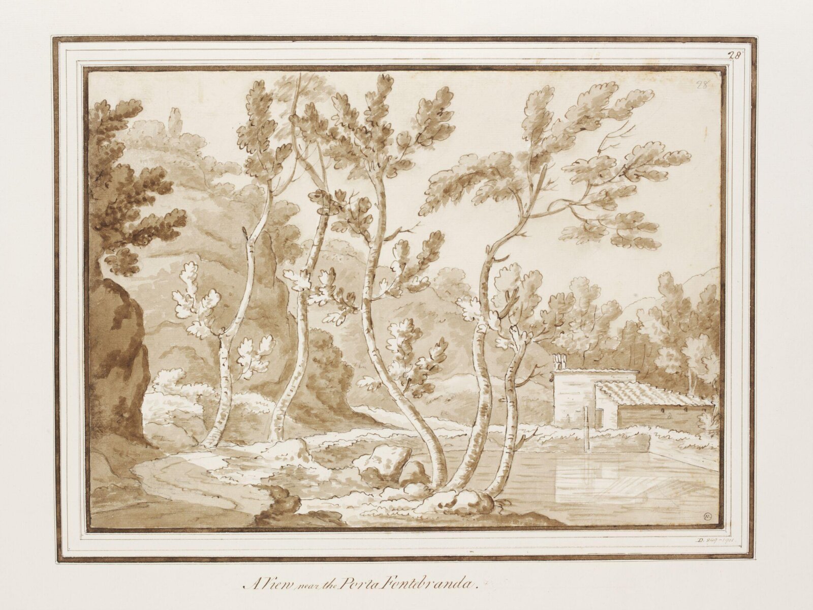 Drawing, Richard Colt Baronet Hoare, 1789