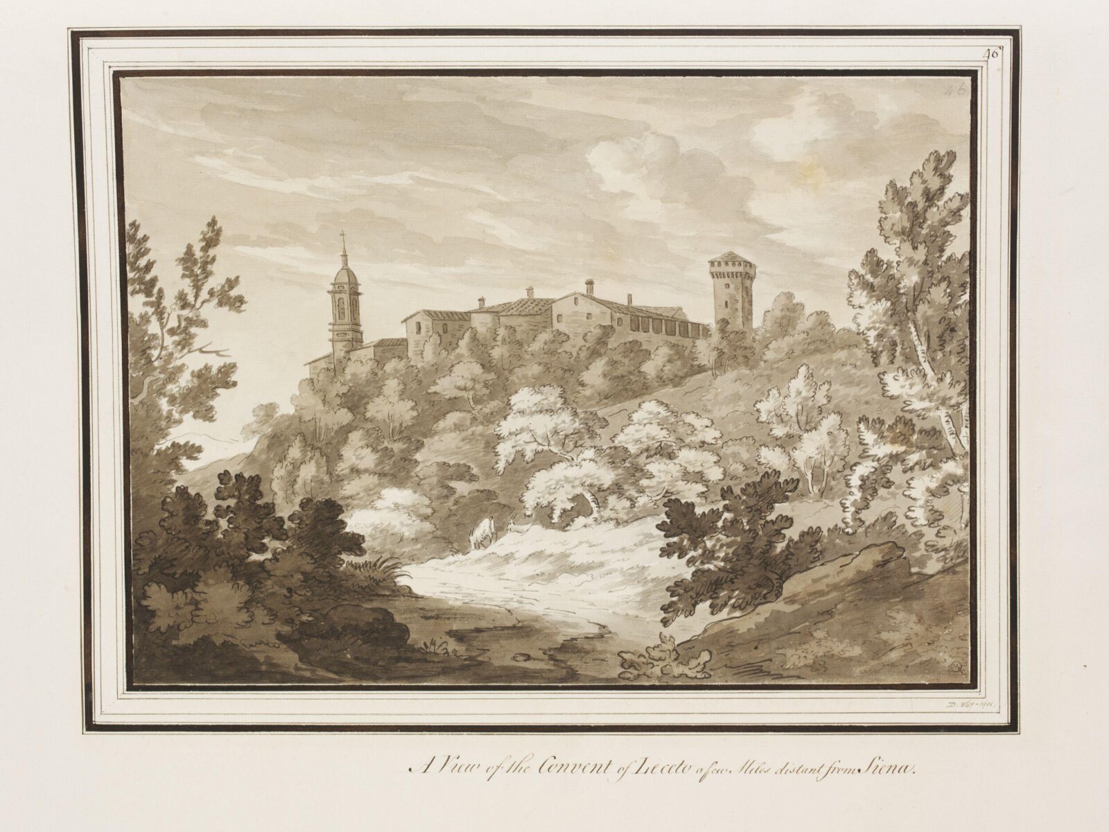 Drawing, Richard Colt Baronet Hoare, 1789