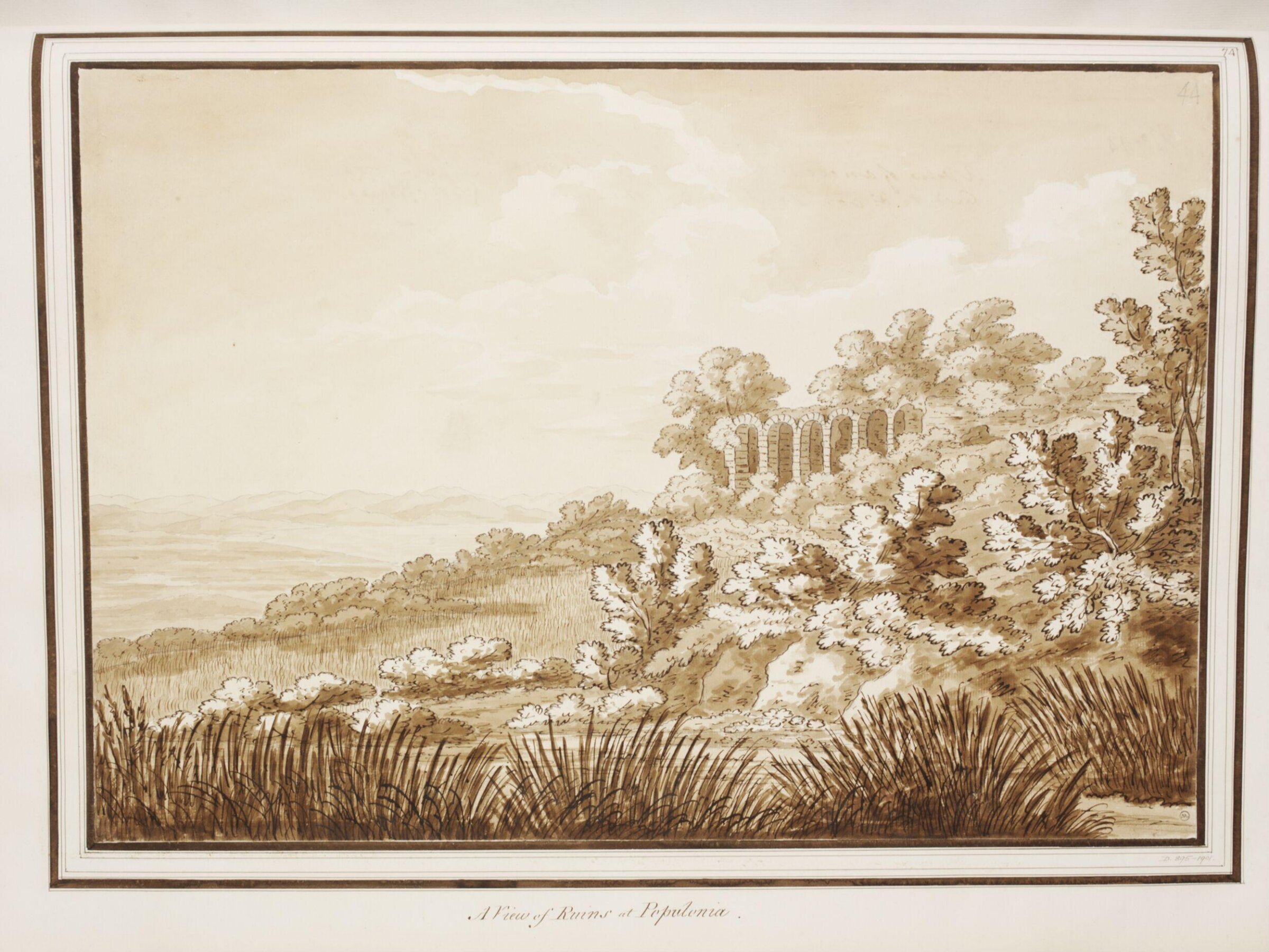 Drawing, Richard Colt Baronet Hoare, 1789