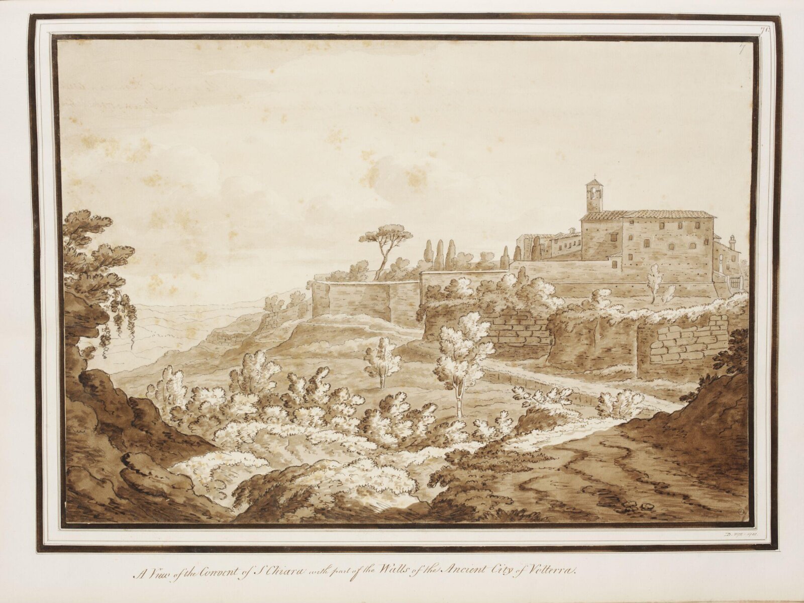 Drawing, Richard Colt Baronet Hoare, 1789