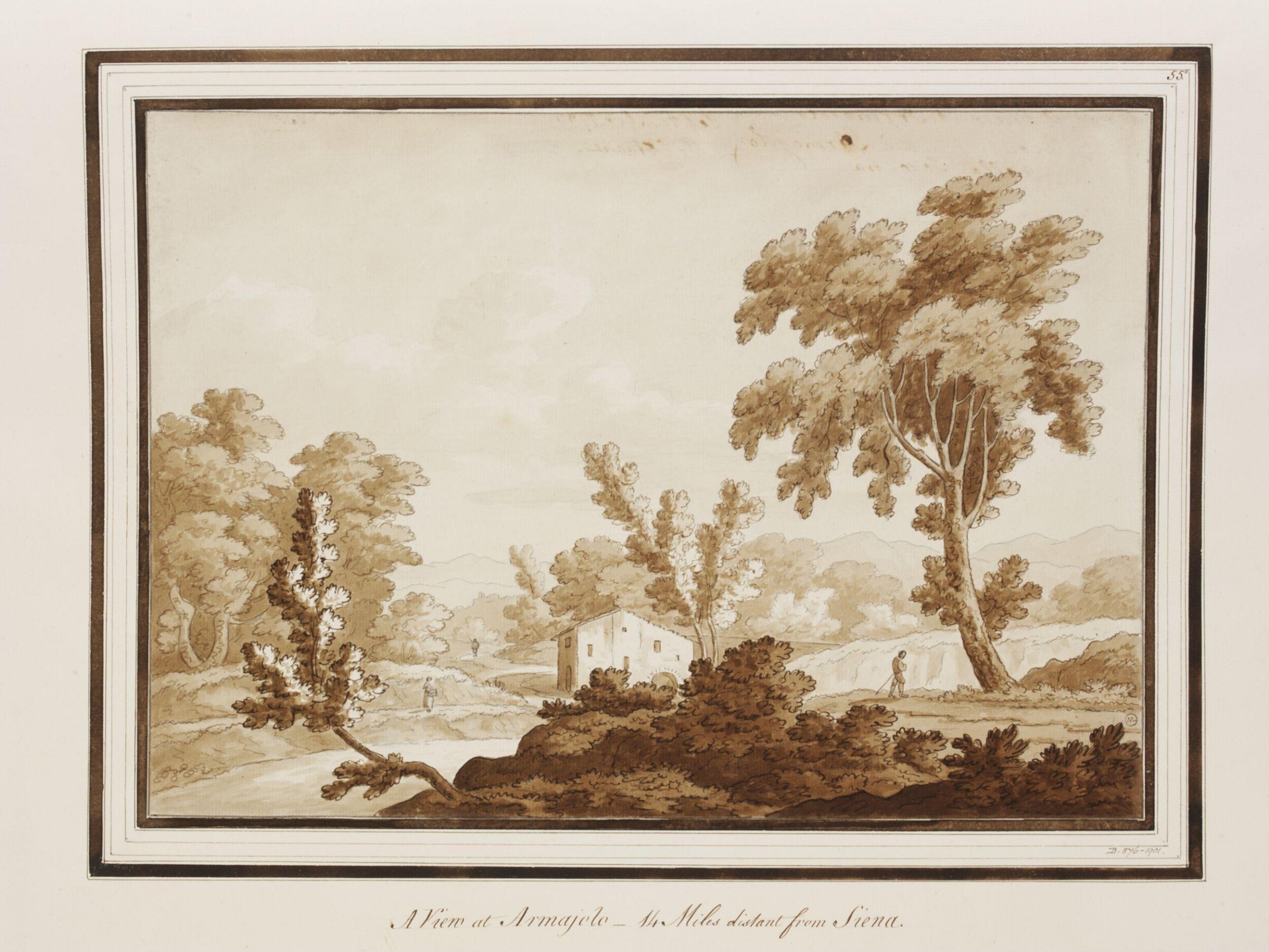 Drawing, Richard Colt Baronet Hoare, 1789