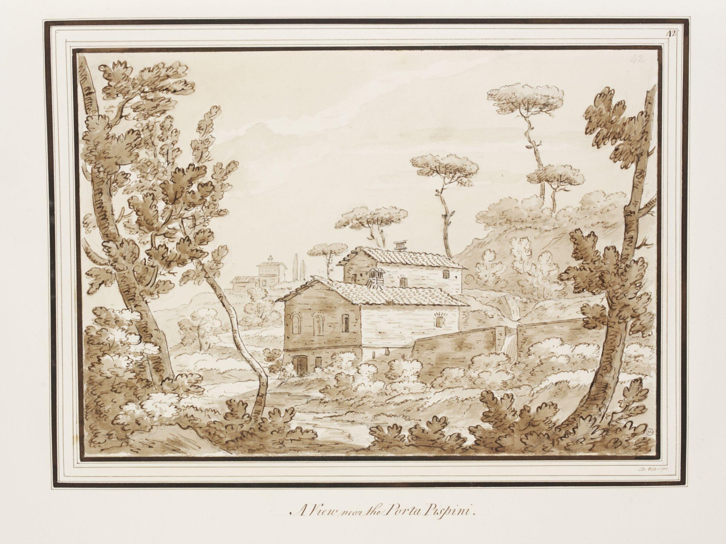 Drawing, Richard Colt Baronet Hoare, 1789