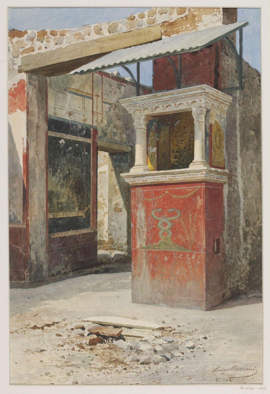 Drawing, Luigi Bazzani