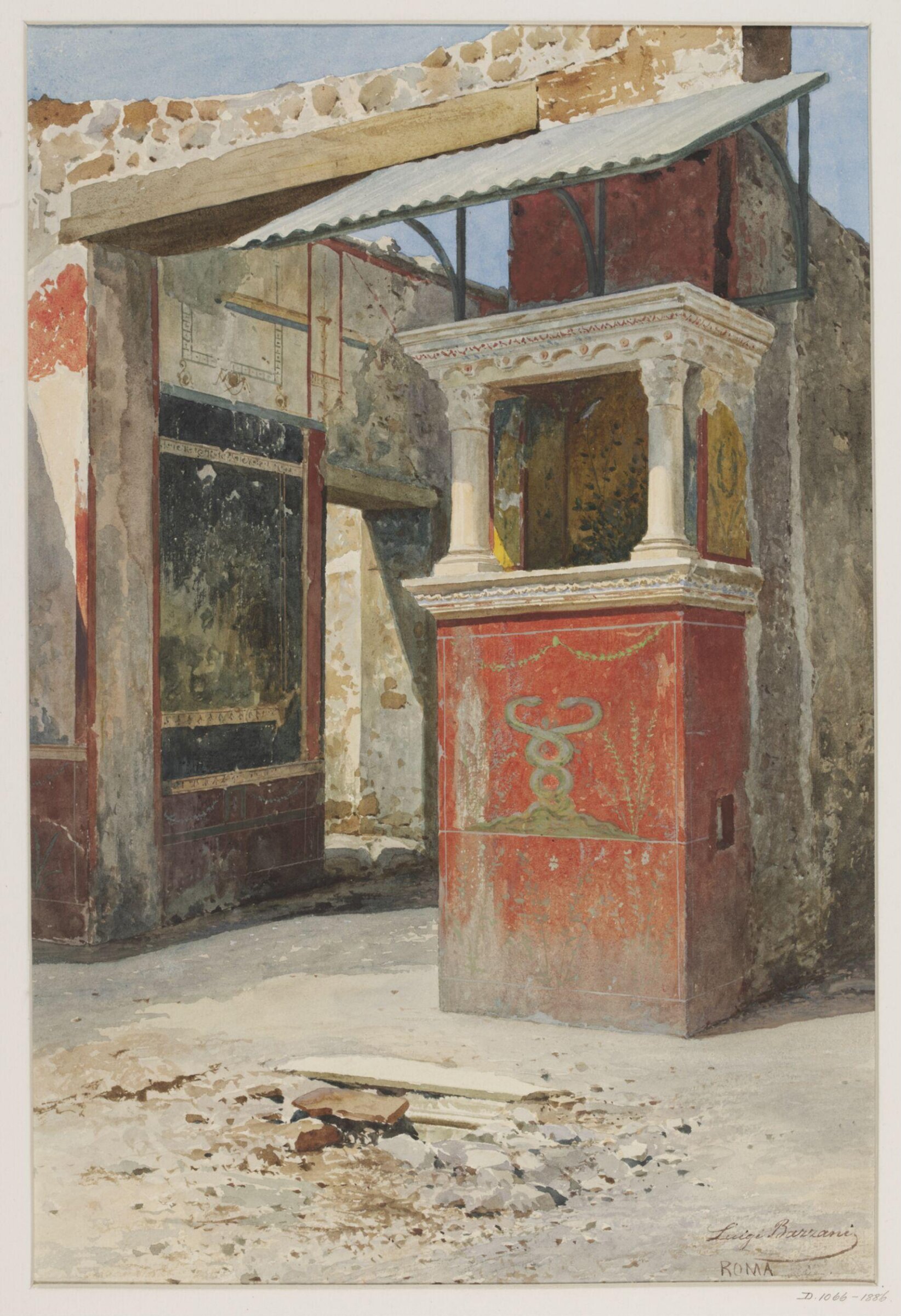Drawing, Luigi Bazzani