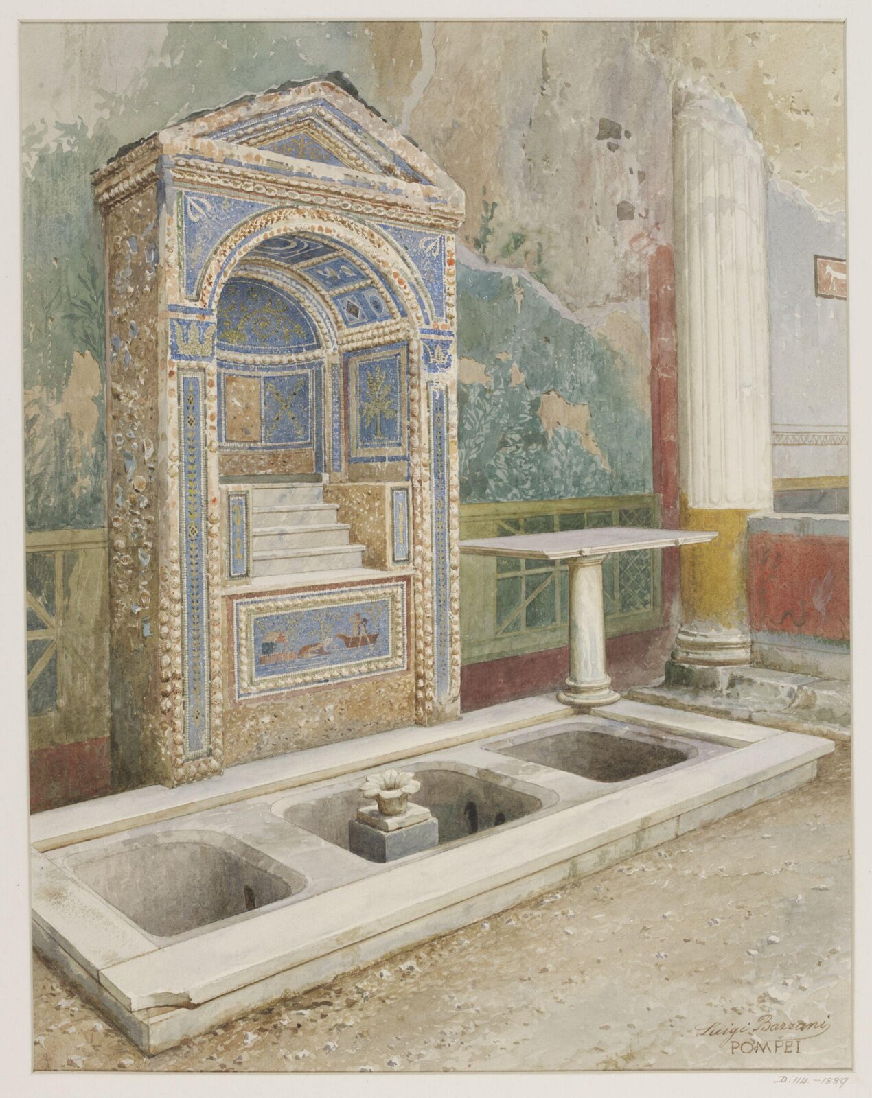 Drawing, Luigi Bazzani